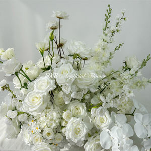 ดอกไม้ประดิษฐ์ขายส่งสำหรับตกแต่งโต๊ะงานแต่งงาน ทางเดินดอกไม้ แถวดอกไม้สำหรับตกแต่งงานแต่งงาน - Product Image 5