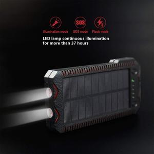 <span class=keywords><strong>Chargeur</strong></span> Solaire étanche 20000 mAh Banque D'énergie Solaire avec Allume-cigare - Product Image 4