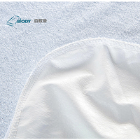 Protège-matelas haut de gamme imperméable et antibactérien en bambou/coton pour hôtels – Tailles King/Queen