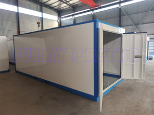 Màn trập phẳng gói <span class=keywords><strong>container</strong></span> prefab lắp ráp có thể gập lại di động Stackable đổ với cán lên cửa di động tự lưu trữ đơn vị - Product Image 5