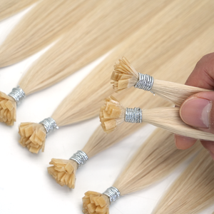 Qualità Premium Russa # 60 <span class=keywords><strong>Extension</strong></span> <span class=keywords><strong>per</strong></span> <span class=keywords><strong>Capelli</strong></span> Biondo Platino con Punta a K, <span class=keywords><strong>Extension</strong></span> <span class=keywords><strong>per</strong></span> <span class=keywords><strong>Capelli</strong></span> Umani Biondo Cenere Pulito con Punta a U <span class=keywords><strong>per</strong></span> Uso Professionale da Salone - Product Image 1