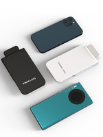 Portable 15W charge rapide 2-en-1 support de chargeur sans fil avec support de téléphone portable pliable accessoire d'écouteur pour iPhone Android