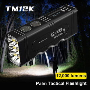 Siêu sáng 12,000-Lumen sạc dẫn đèn pin chiến thuật cầm tay cho công nghiệp không thấm nước IP68 đánh giá cho tìm kiếm ngoài trời - Product Image 2