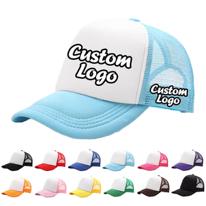 OEM Custom Performance 6-Panel Foam Trucker <b>Hat</b> with 3D Embroidery Custom Logo Blank Mesh <b>Cap</b> Unisex - Product Image 1