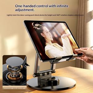 Precio Bajo 360 °   Soporte Giratorio Ajustable y Plegable de Aleación para Teléfono Móvil, Soporte de Escritorio, Soporte de Mesa - Product Image 3