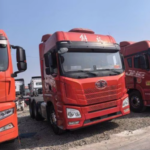 Used FAW Jiefang JH6 Tractor Truck 6x4 High Power Euro 5 Automatic Air Suspension Heavy Truck Head Second Hand - Product Image 1