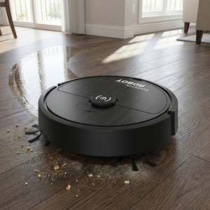 Robot Aspiradora y Mopa 3 en 1 de Bajo Ruido para Uso Doméstico, Robot de Limpieza Inteligente de 1000 Pa - Product Image 1