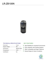 Capteur de distance laser Key-ence LR-ZB100N d'occasion, contrôleur logique programmable, automatisation industrielle