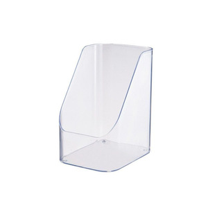 <b>Plastic</b> <b>Storage</b> <b>Box</b> Desktop Bathroom Vanity Lipstick Holder Cosmetic Organizer <b>White</b> Transparent No Lid 2L - Product Image 5