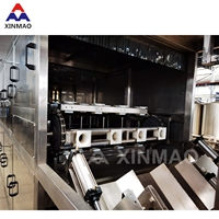 Ligne de production complète de remplissage d'eau en bouteille de 5 gallons (20 L) 600BPH, machine de remplissage d'eau minérale