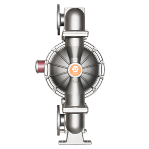 GODO BFQ-80P Stainless Steel 304 Sanitary Double Diaphragm <b>Pump</b> Oil Food Fluids Chemical Resistant <b>Pumps</b> - Product Image 4