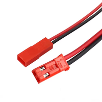 10 paires 100mm 200mm 2 broches JST connecteur mâle + femelle connecteur câble fil pour RC jouets batterie lampe à LED