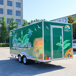 รถขายอาหารเคลื่อนที่ Honlu พร้อมอุปกรณ์ครบครันสำหรับขายเครื่องดื่มค็อกเทล เบียร์ น้ำผลไม้ สมูทตี้ บาร์เคบับ อาหารจานด่วน ไอศกรีม และกาแฟ - Product Image 4