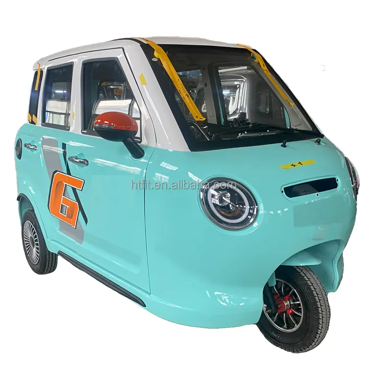New Cheap Electric Tricycle door Closed 2 seats Tricycle 3 Wheel Motorcycle