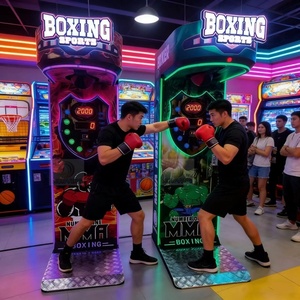 Boxing Champion Arcade Street Amusement Coin Operated <strong>Games</strong> <strong>Electronic</strong> Boxing Sports Punching Bag Vending Machine Price - Product Image 4