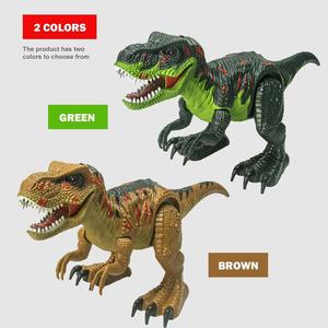 Jouet dinosaure marcheur à télécommande avec lumière musicale et cascades, modèle de dinosaure télécommandé, jouets animaux radiocommandés, vente chaude - Product Image 2