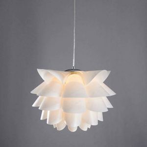 Lustre mural moderne et simple en PP, design lotus, décoration intérieure contemporaine en aluminium pour salon, chambre et bureau - Product Image 4