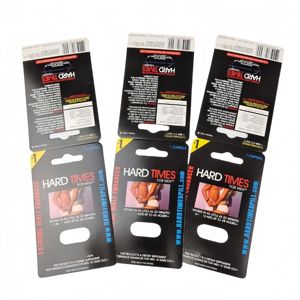 Tarjeta Lenticular 3D Rhino 69 de Acero Duro al por Mayor, Color Negro Pantera, con Botellas de Plástico para Envasado de Pastillas para la Mejora Masculina - Product Image 2