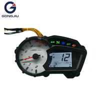 Stok Terlaris YS125 Motor Digital Speedo Meter Odometer Tachometer Set Lengkap Panel Instrumen Suku Cadang Grosir