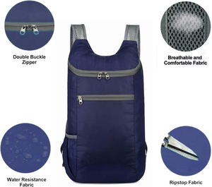Sac de sport pliable léger et résistant aux éclaboussures, grande capacité, doublure en polyester, principalement en tissu Oxford - Importation transfrontalière - Product Image 5