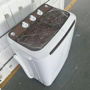 เครื่องอบผ้าแบบกึ่งอัตโนมัติขนาด 5 กก. สำหรับใช้ในครัวเรือน แบบฝาบน ถังคู่ สแตนเลสสตีล เครื่องทำความสะอาดสแตนเลสสตีล กึ่งอัตโนมัติ - Product Image 6