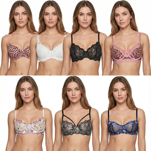 Soutien-gorge quotidien pour femmes, modèles variés, vente en gros, sans armatures, tricot uni, respirant, anti-chute - Product Image 1