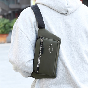 Tuyayut Sport Chest Bag Oxford Cloth Multi Functional Men's Fanny Pack Outdoor Commuter Crossbody Bag Gray Blue Black Green - Product Image 4