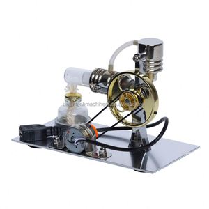 Modèle de moteur Stirling à air chaud, jouet d'expérimentation scientifique sur la physique de la vapeur et la science et technologie - Product Image 4