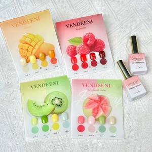 Série de Vernis à Ongles en Gel Crème Couleur Solide 4 Couleurs, Couleur Douce, Barley Crystal Grapes - Product Image 3