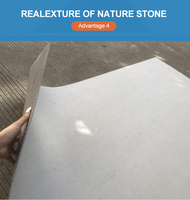 Panel Semen Tahan Air Tahan Api Ringan Fleksibel Panel Dinding Batu Veneer Batu Lunak untuk Dekorasi Interior
