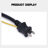 Câble d'alimentation CA KESHI RB200 avec prise japonaise, 1 m, taille personnalisée, isolation PVC, indice IP65, pour adaptateur PC et rallonges