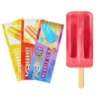 Sacs à glace pop en plastique de qualité alimentaire scellant le dos congelé personnalisé sac d'emballage de crème glacée à Popsicle