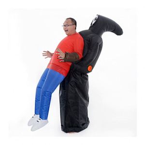 <span class=keywords><strong>Disfraz</strong></span> Inflable de <span class=keywords><strong>Alien</strong></span> Verde para Niños Adultos, Traje de Halloween para Fiesta Divertida - Product Image 5