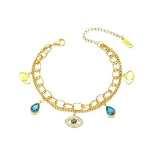 Pulsera de gota de agua con ojos de elfo versátil a la moda Simple impermeable sin deslustrar lágrimas de acero inoxidable <span class=keywords><strong>regalo</strong></span> de joyería - Product Image 6