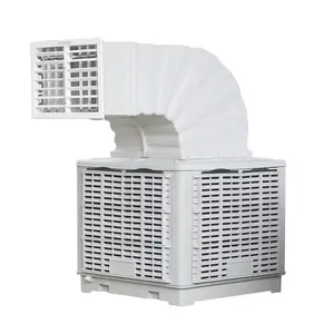 1.5kw 220v Outdoor Evaporative Mobile Wall Mounted window type Industrial Water Portable Air Cooler Controller Fan