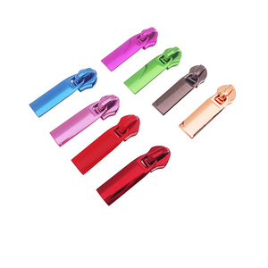Không khóa hình chữ nhật hình dạng Nylon dây kéo kéo cho Ví cuộn dây kéo zip sliders cho túi xách Funky màu sắc - Product Image 3
