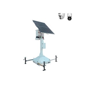 Torre de Seguridad CCTV Solar Portátil Todo en Uno con Cámara 4G para Monitoreo de Estacionamientos - Product Image 2