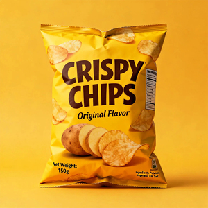 Sacs d'emballage en plastique recyclables <span class=keywords><strong>à</strong></span> scellage arrière de qualité alimentaire, imprimés sur mesure, pour les en-cas, les chips, les <span class=keywords><strong>pop</strong></span>-<span class=keywords><strong>corn</strong></span>, les chips de pommes de terre - Product Image 1
