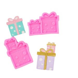 Christmas Gift Box Silicone Mold Square Reusable Cake Decorating Tool For Fondant Chocolate Candy Baking - Product Image 5