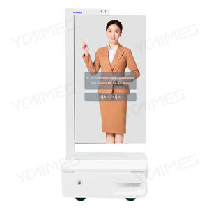 Robot inteligente móvil Oled para interiores de 55 pulgadas, Panel OLED transparente, señalización Digital, publicidad, pantalla táctil, ascensor, 20 puntos - Product Image 2