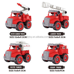 Venta al por mayor niños 4 en 1 tornillo ingeniería camión montaje <span class=keywords><strong>juguete</strong></span> Mini Diy modelo coche Kit - Product Image 1