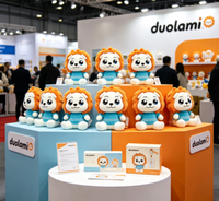 Boneka Singa Karakter Plushie Lembut Isi Dakron untuk Hadiah Promosi Boneka Plushie Custom