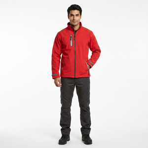 Veste Softshell en toile pour homme, design personnalisé MX Motocross, nouvelle veste coupe-vent, imperméable, respirante, à fermeture éclair, avec capuche - Product Image 1