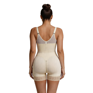 Faja Reductora Postparto <span class=keywords><strong>de</strong></span> Nylon <span class=keywords><strong>y</strong></span> Spandex con Efecto Levanta Glúteos Sin Costuras <span class=keywords><strong>y</strong></span> Panel <span class=keywords><strong>de</strong></span> Control Abdominal para Recuperación Femenina - Product Image 2