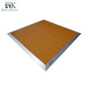 Stylish Modern Dance Floor with Aluminum Edges Fire Resistant Dance Floor Panels for Exhibitions Weddings Portable Use - Product Image 1