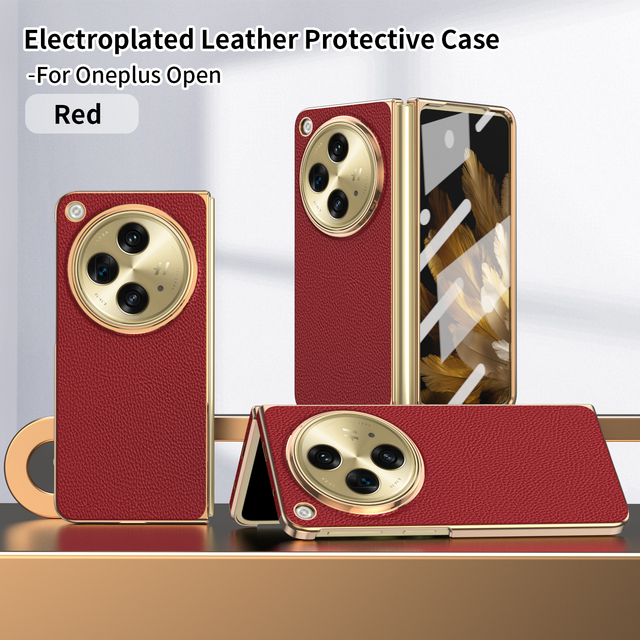 Lychee Pattern New Design Crash-Proof Shockproof Folding Mobile Phone Cases for Samsung Galaxy Z Fold 3 4 5 6 Phone Cover