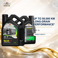 Huile moteur diesel turbo longue durée API CI-4 jusqu'à 50 000 km 4L Fabricant OEM sous marque privée