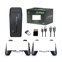 Console de Jeu Rétro TV M8 avec Manette Sans Fil, Clé de Jeu 4K 64G, Plus de 10000 Jeux, Idéale comme Cadeau de Noël pour Enfant