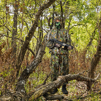 Vêtements de camouflage de chasse en jungle de haute qualité pour l'extérieur, tenue de sniper 5 en 1, costume Ghillie en herbe, feuille 3D Multicam