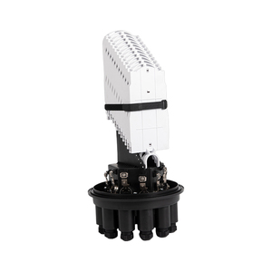 ערכת סיב אופטי FTTH, קופסת סגירה אנכית לחיבור סיבים 288 גידים, מחומר PP, חיצונית, עמידה למים בתקן IP68, כיפתית, כניסה/יציאה <span class=keywords><strong>2</strong></span>:8 - Product Image 3